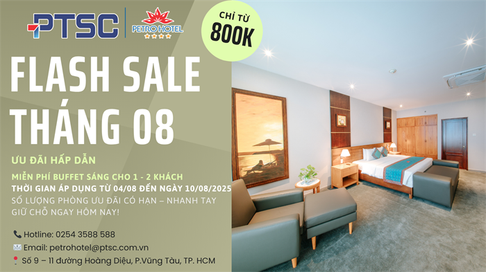 Flash sale tháng 08